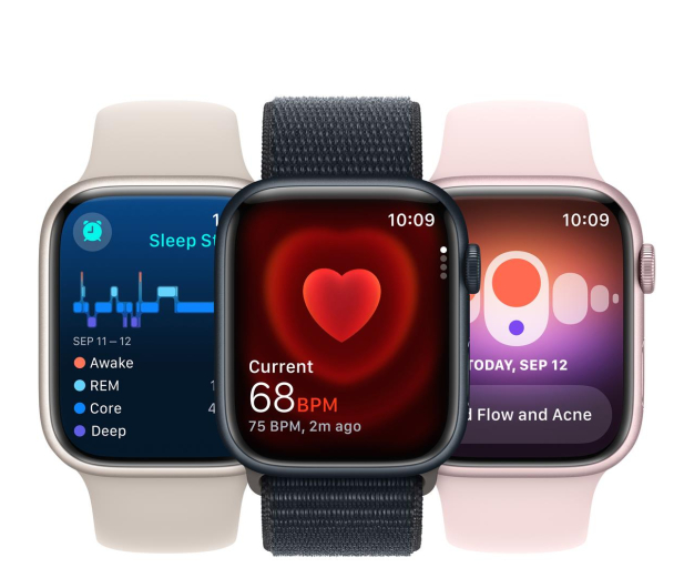 Apple Watch 9 45/Starlight Aluminium/Sport Loop LTE - 1180373 - zdjęcie 8